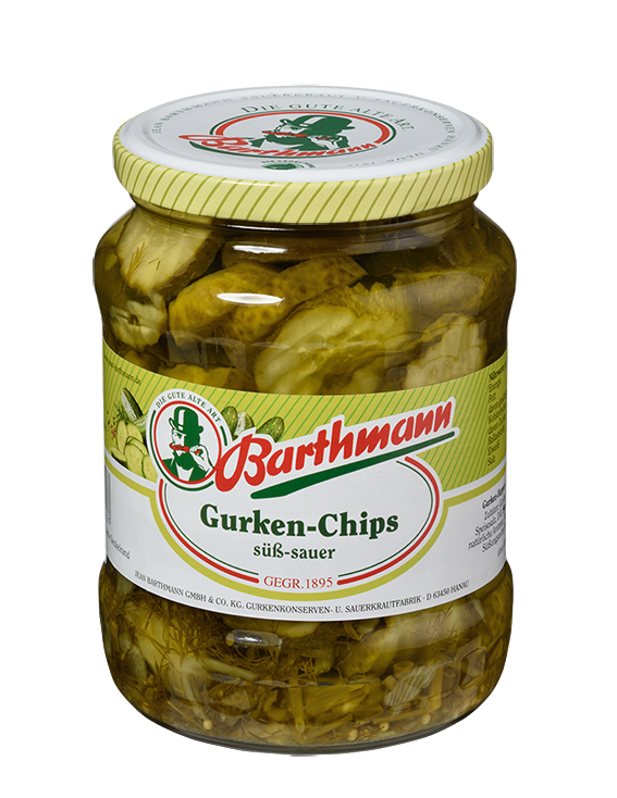 Gurkenchips – Glas · 720 ml