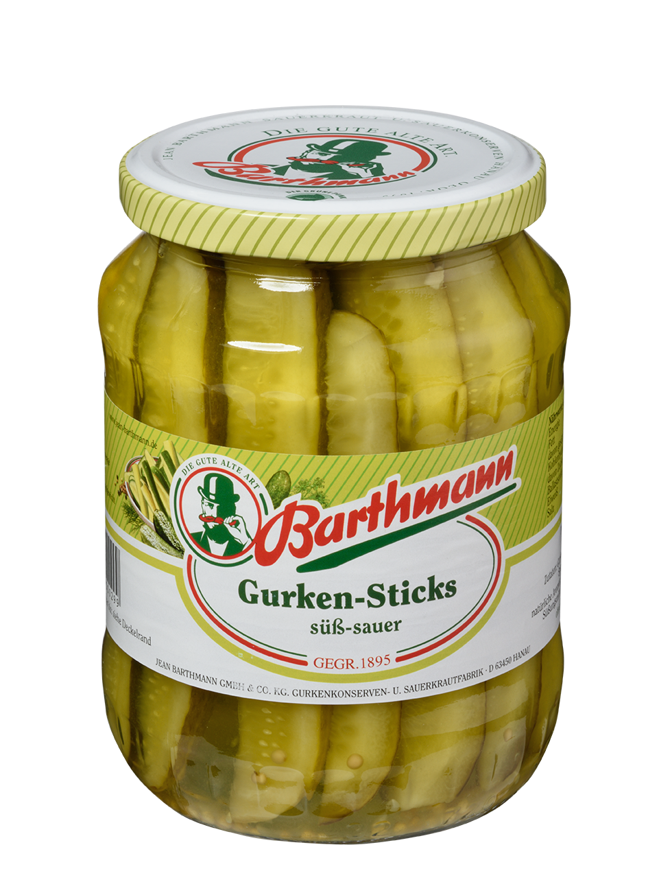 Gurkensticks – Glas · 720 ml