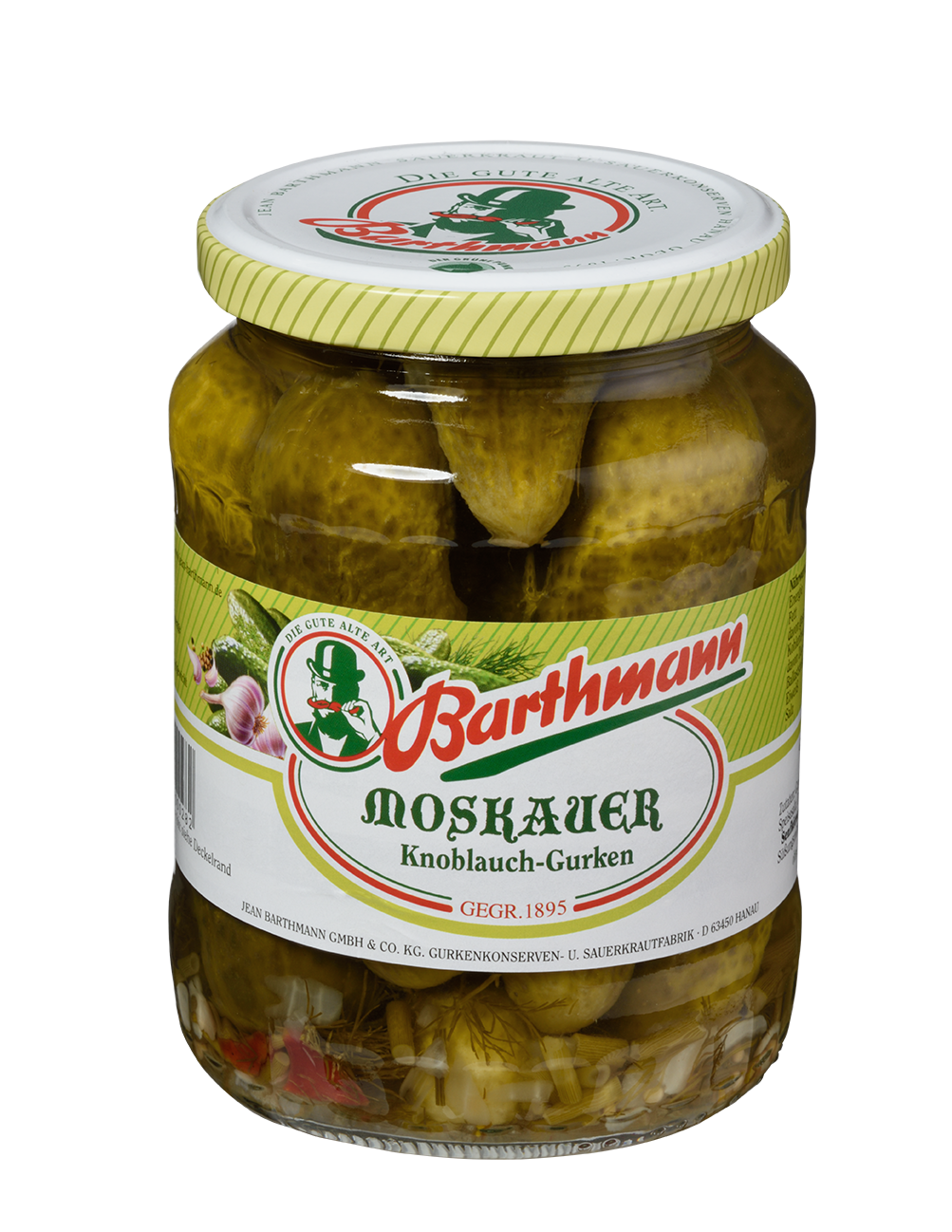 Moskauer Knoblauchgurken – Glas · 720 ml