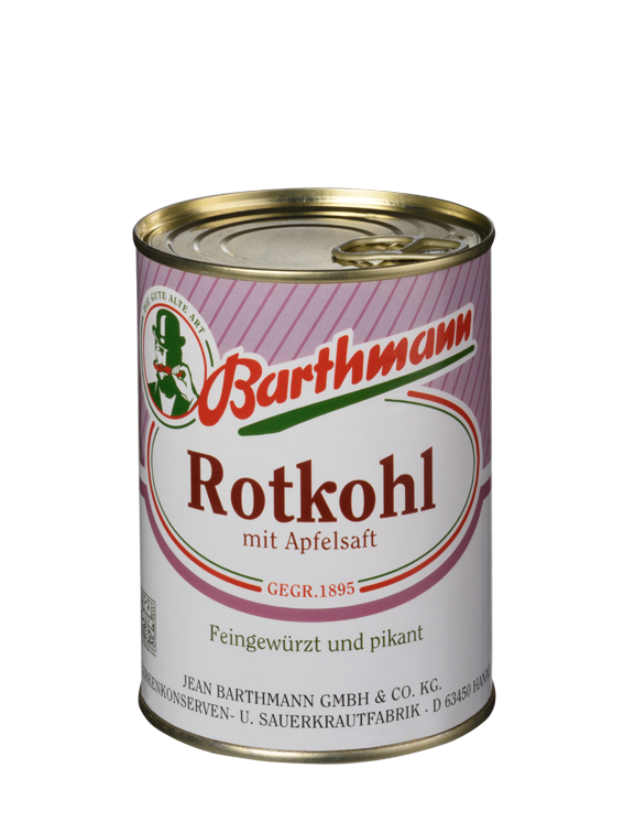 Rotkohl mit Apfelsaft – Dose